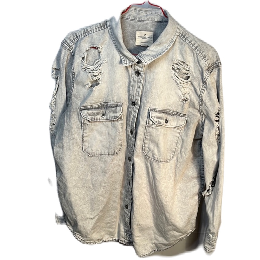 American Eagle Jeans Button up M